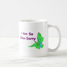 Mig för förmiddag Dino så ledsen Dinosaur Mugg
