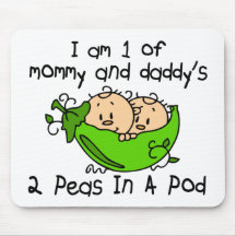 Mig förmiddag 1 av mammor & pappor 2 ärtor i en po musmatta
