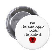 Mig förmiddag den dåligaApple insidan skola Knapp Med Nål