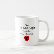 Mig förmiddag den dåligaApple insidan skola Kaffe Koppar