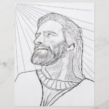 Mig förmiddag det ljust av världen - Jesus att fär Flyg Blad