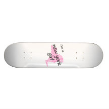 Mig förmiddag en New York flicka Skateboards