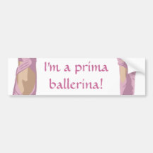 Mig förmiddag en primaballerina! bildekaler
