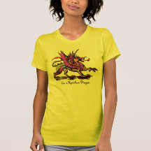 Mig förmiddag en regnbågeDragon. Tee Shirt