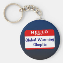 Mig förmiddag en skeptiker för global värme nyckel ringar