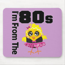 Mig förmiddag från 80-talchicken musmatta
