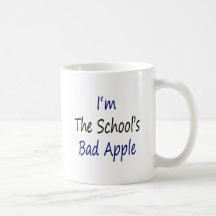 Mig förmiddag skolans dåliga Apple Kaffe Koppar