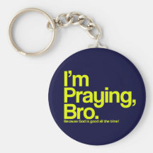 Mig förmiddag som ber den Bro kristen Keychain Nyckelringar