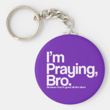 Mig förmiddag som ber den Bro kristen Keychain Nyckel Ringar