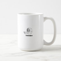 Mig förmiddag som håller ögonen på U-tecknadframsi Mugg