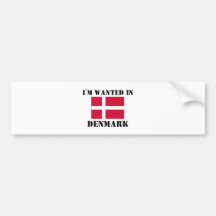 Mig förmiddag som önskas i Danmark Bildekal