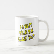 Mig förmiddag vilken Willis var den Talkin "anfall Kaffe Koppar