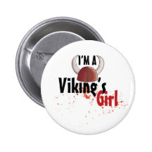 Mig förmiddagen en Vikings flicka - knäppas Pins