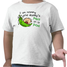 Mig förmiddagmammor & papporärta i en pod 1 tee shirt