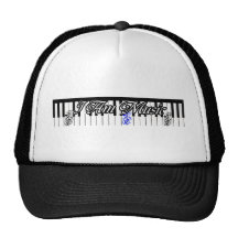 Mig förmiddagMusik-Piano nycklar, musiknotes_ Baseball Hat