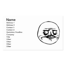 Mig Gusta Meme Visitkort Mallar