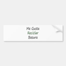 Mig Gusta Reciclar Basura Bildekaler