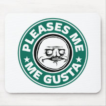 Mig Gusta vit Mousepad Musmattor
