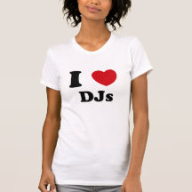 Mig hjärta Djs Tee Shirt