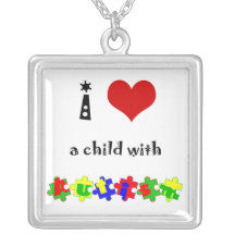 Mig hjärta ett barn med Autism Anpassningsbar Halsband