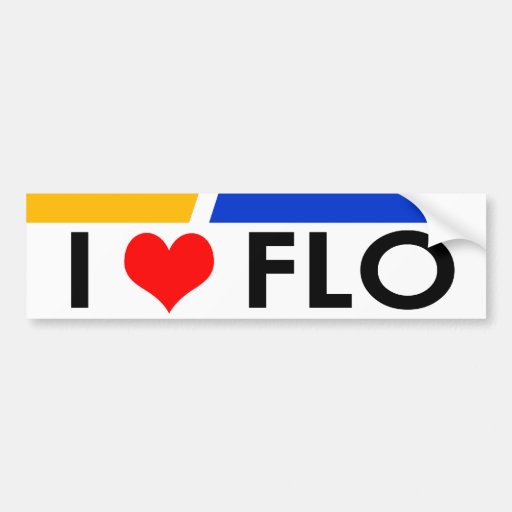 "Mig hjärta (kärlek) Flo Bildekaler