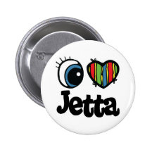 Mig hjärta (kärlek) Jetta Knappar Med Nål