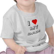 Mig hjärta (kärlek) min pappa! T-skjorta T Shirts