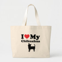 Mig hjärta min chihuahua tygkasse