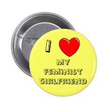 Mig hjärta min feministiska flickvän! pins