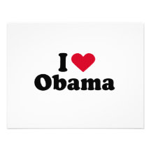 Mig hjärtaObama T-tröja Unika Inbjudningar