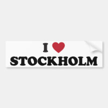 Mig hjärtaStockholm sverige Bildekaler