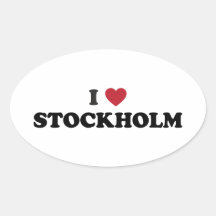 Mig hjärtaStockholm sverige Klistermärken