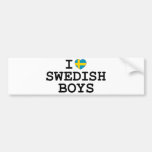 Mig hjärtasvenskpojkar bildekal