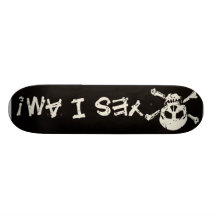 Mig ja Skateboard för förmiddag (en pirat)