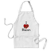 Mig kärlek-hjärta bacon
