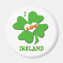 Mig Luv Irland magnet Kylskåpsnagnet