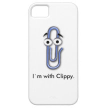 "Mig ` M fodral med för Clippy" iPhone 5 iPhone 5 Hud