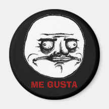 Mig magneter för kylskåp för Gusta internetMeme an