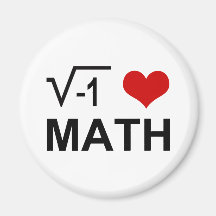 Mig Math <3 Magnet För Kylskåp