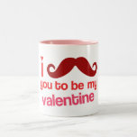 mig mustasch dig som är min valentinmugg