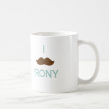 Mig mustaschironi kaffe kopp