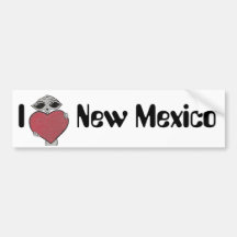 Mig ny hjärta - mexico främling bildekal