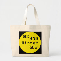 Mig och Mister80-tal - pricka logotypen Tygkasse