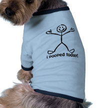 Mig Pooped i dag Djur Tee Shirt
