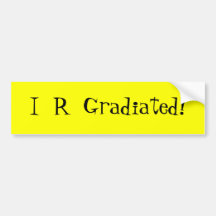 Mig R Gradiated! - bildekal