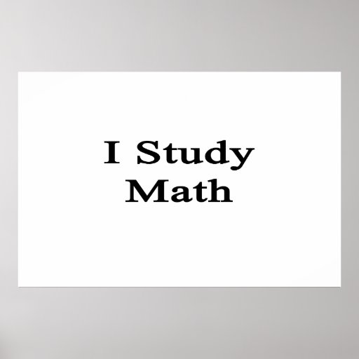 Mig studieMath Affischer