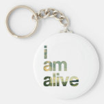 mig vid liv keychain för förmiddag nyckelring