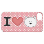 Mig westies (för hjärta) iPhone 5 Case-Mate skal
