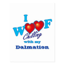 Mig Woof Dalmation Vykort