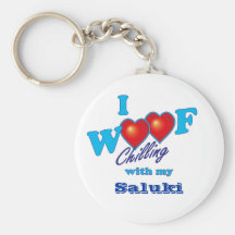 Mig Woof Saluki Nyckelringar